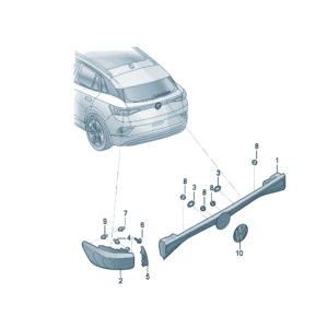 14G945207 14G945208 尾灯适用于大众ID7