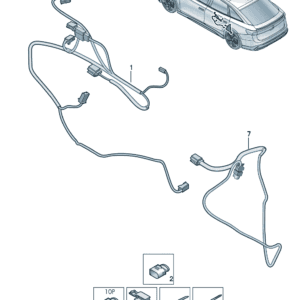 14G971035C  14G971036C 车门饰板线束适用于大众ID7