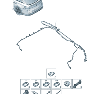 14G971148A 后舱盖线束适用于大众ID7