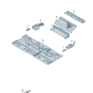1EA802307 下边梁加强件适用于大众ID7