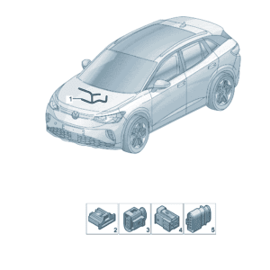 1EA971566R-线束新风吸入口适用于大众ID7