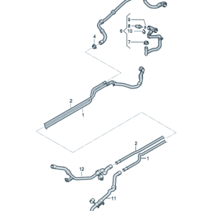 1ED121065A 冷却软管适用于大众ID7