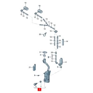 1ED955453E 清洗液罐适用于上汽大众ID.3