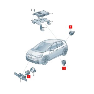 1ED980556A 摄像机适用于上汽大众ID.3