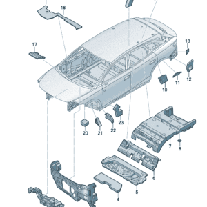 1EG863354 横隔板减震器适用于大众ID7