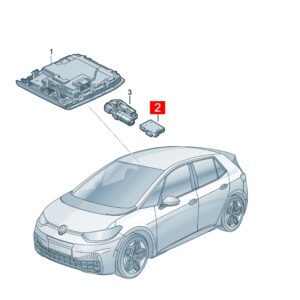89A907594BD 控制单元 天窗  适用于上汽大众ID.3