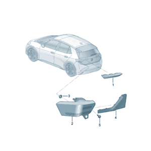 10D 945 096  尾灯适用于大众ID3