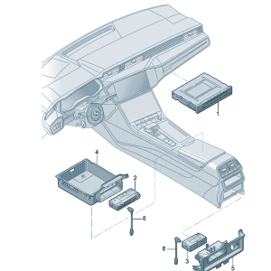 4N1035736 接口 用于外部音频源适用于奥迪Q6