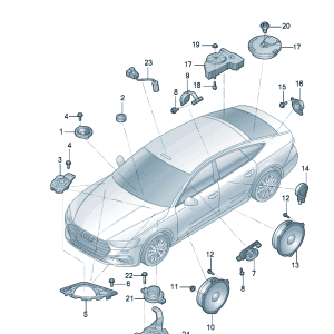 85E035453 扬声器 适用于奥迪Q6
