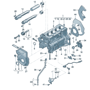 06K109210BK 配气机构盖 适用于奥迪A7L