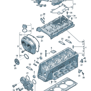 06L103064BA 完整气缸盖_（不带凸轮轴）适用于奥迪A7L
