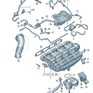 06L133201DS进气管适用于奥迪A7L
