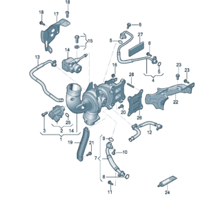 06L145874G 废气涡轮增压器 适用于奥迪A7L