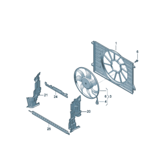 8W0121207B 散热器风扇适用于奥迪A7L