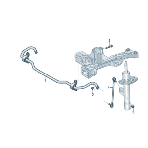 1EA411303P 1EA411303F 稳定杆总成适用于奥迪Q5e tron