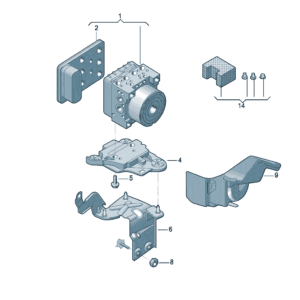 1EA614517AR ABS单元，带控制单元适用于奥迪Q5e tron