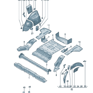 1EA813146C 横梁适用于奥迪Q5e tron