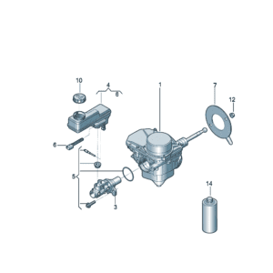 1EB614106AM	 制动助力器适用于奥迪Q5e tron
