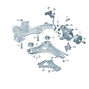 1ED407151D 1ED407152D 横摆臂适用于奥迪Q5e tron