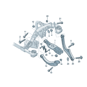 1ED505311B横摆臂适用于奥迪Q5e tron