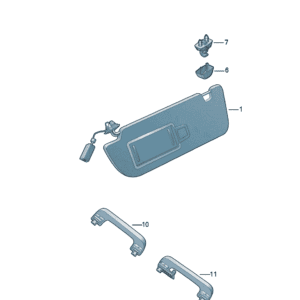 4KE857551  4KE857552G 遮阳板适用于奥迪A7L