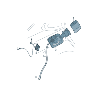 4KG809907GRU 油箱盖适用于奥迪A7L