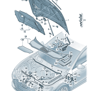 4KG823029 机盖适用于奥迪A7L