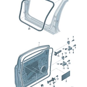 89A831051  89A831052 车门适用于奥迪Q4e tron