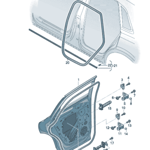 89A833051 89A833052 车门 适用于奥迪Q4e tron
