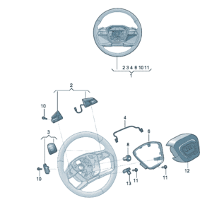 89D419091EINU多功能方向盘可加热适用于奥迪Q5e tron