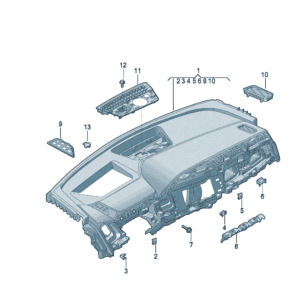 89D857001A 仪表板适用于奥迪Q5e tron