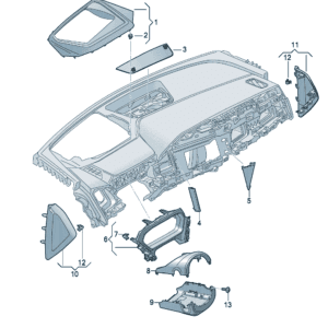 89D8571616PS 护盖板适用于奥迪Q5e tron
