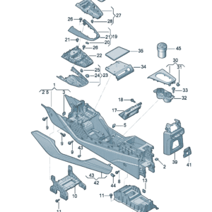 89D863242 中控台适用于奥迪Q5e tron