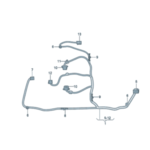 89D971369靠背_调整线束 适用于奥迪Q5e tron