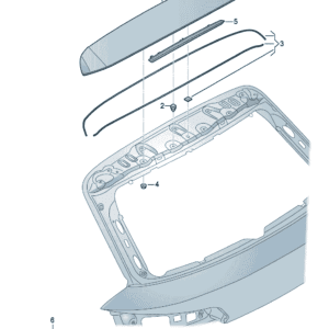 89G827933GRU 扰流板 适用于奥迪Q4e tron