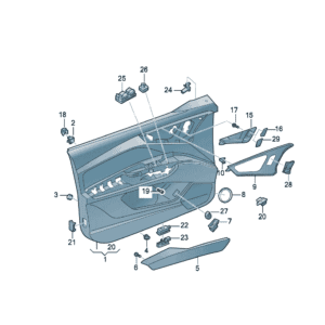 89G867107 车门饰板适用于奥迪Q4e tron