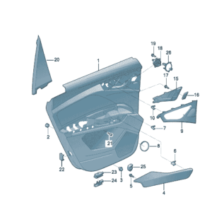 89G867307B 车门饰板 适用于奥迪Q4e tron