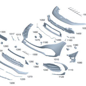 A24388016029999 English Name: Lower Bumper Trim Application: Suitable for Mercedes-Benz EQB 260