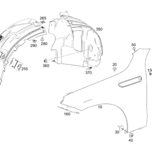 A2938804500  A2938804600 翼子板 适用于奔驰 EQC350