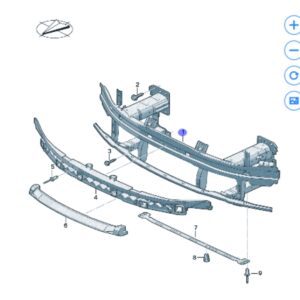 11H 807 109 防撞梁保险杠 适用于安徽大众与众06