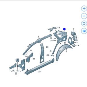 11H 809 422 内部侧围板适用于安徽大众与众06