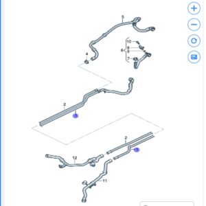 1ED 121 064  冷却液管D 适用于安徽大众与众06