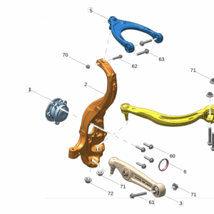 6600091828 	轮毂轴承 适用于极氪001