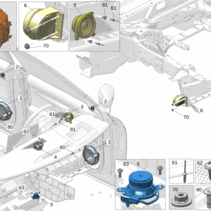 6600124039 6600124035 6600124037 低频扬声器 高频扬声器 中频扬声器适用于极氪001