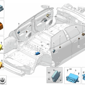 6600124388BA4 车窗控制开关 左适用于极氪001