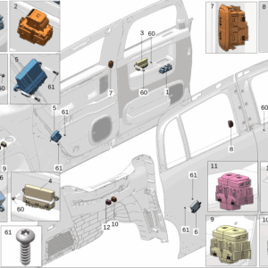 6600124388SA6  6600124418SA6 车窗控制开关适用于极氪009