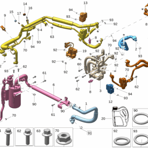 6600133970 压缩机进气管适用于极氪001