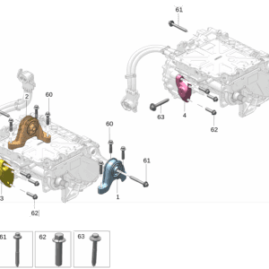 6600136961 前驱动电机隔振垫总成适用于极氪001