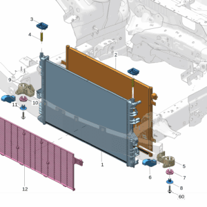 6600137689 	散热器 适用于极氪001
