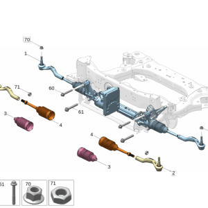 6600138001 转向器带横拉杆总成 适用于极氪001